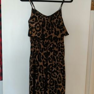 Leopard maxi dress